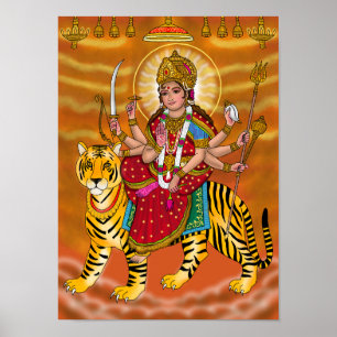 Poster Cartaz da Deusa Durga