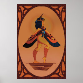 Poster Cartaz da Deusa Egípcia MAAT