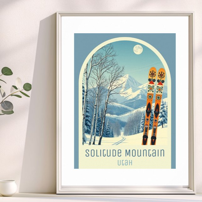 Poster Cartaz da estação de esqui Solitude Mountain Utah (Criador carregado)
