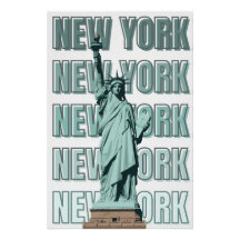 Cartaz da Estátua da Liberdade Nova York