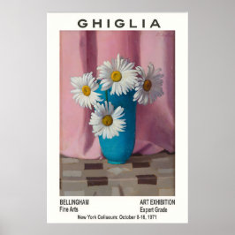 Poster Cartaz da Exposição de Arte Floral de Oscar Ghigli