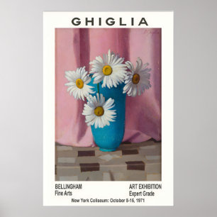 Poster Cartaz da Exposição de Arte Floral de Oscar Ghigli