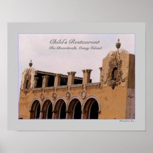 Poster Cartaz da Fachada do Restaurante Childs