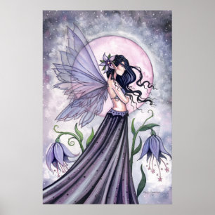 Póster Cartaz da Fada Noturna Mística por Molly Harrison
