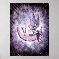 Cartaz da Fada Violeta na Lua por Molly Harrison