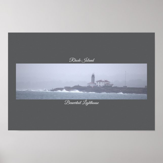 Poster Cartaz da Farol Beavertail (Frente)