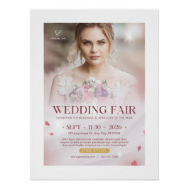 Póster Cartaz da Feira de Casamento – Exposição de Noivas