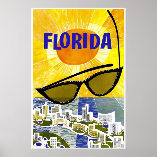 Poster Cartaz da Flórida (Frente)