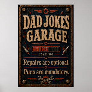 Poster Cartaz da Garagem do Papai