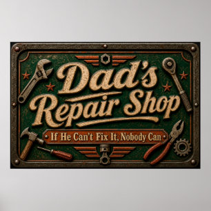 Poster Cartaz da Garagem do Papai
