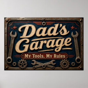 Poster Cartaz da Garagem do Papai