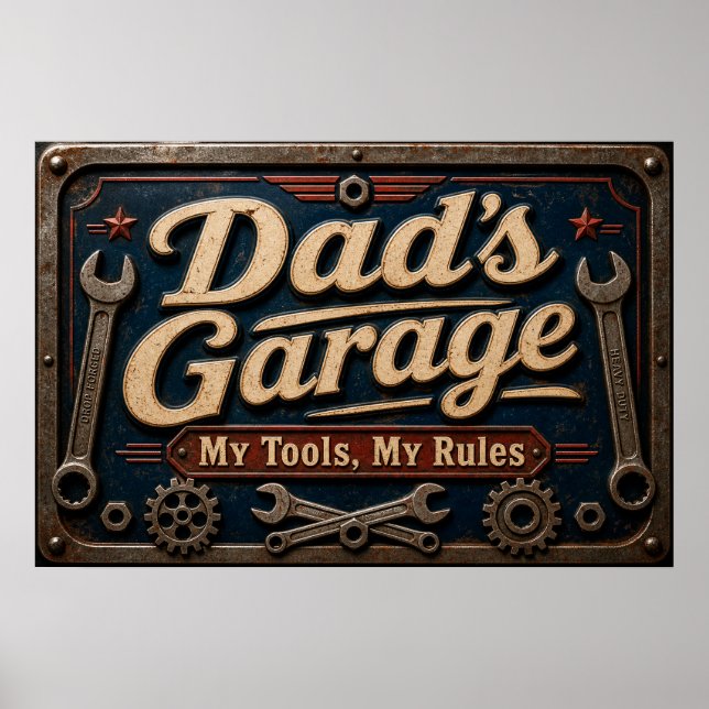 Poster Cartaz da Garagem do Papai (Frente)