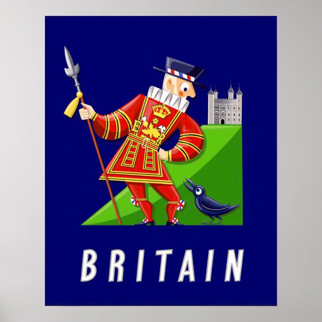 Poster Cartaz da Grã-Bretanha (Frente)