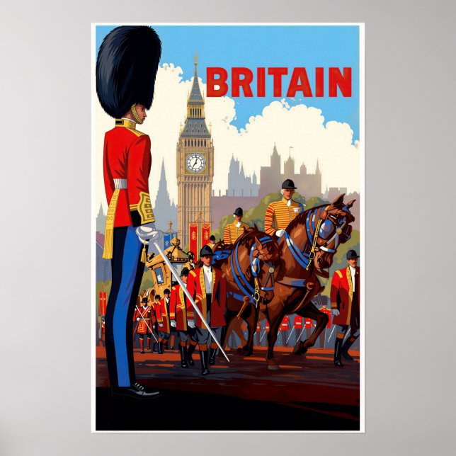 Poster Cartaz da Grã-Bretanha (Frente)