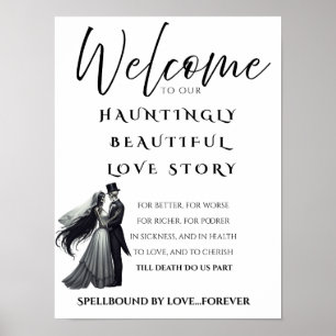 Poster Cartaz da História de Amor de Halloween