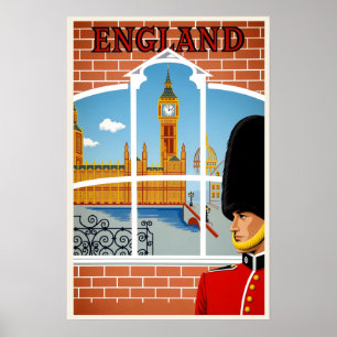 Poster Cartaz da Inglaterra