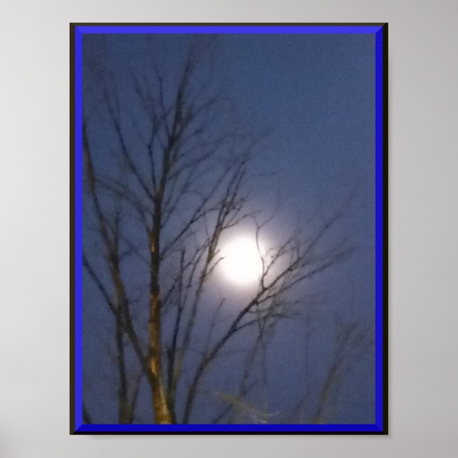 Poster Cartaz da Lua da Manhã (Frente)