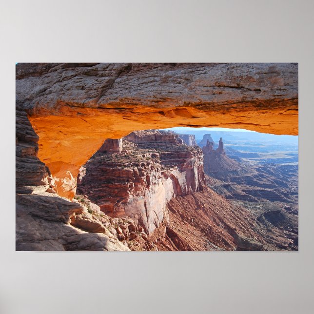 Poster Cartaz da Mesa Arch ao Nascer do Sol, Utah (Frente)