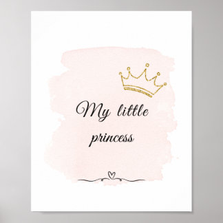 Poster Cartaz da minha pequena princesa