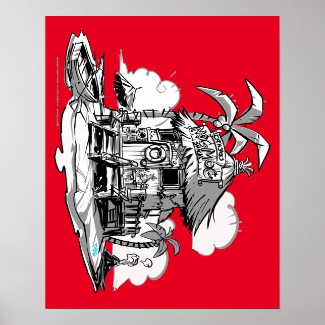 Poster Cartaz da Mog Mog Shack (Frente)