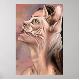 Poster Cartaz da Mulher Gato