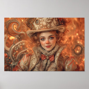 Poster Cartaz da Musa do Carnaval Caprichoso de Relógios