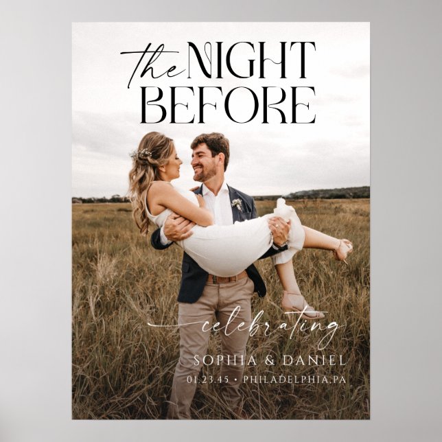 Poster Cartaz da Noite Antes do Jantar de Ensaio para Enq (Frente)