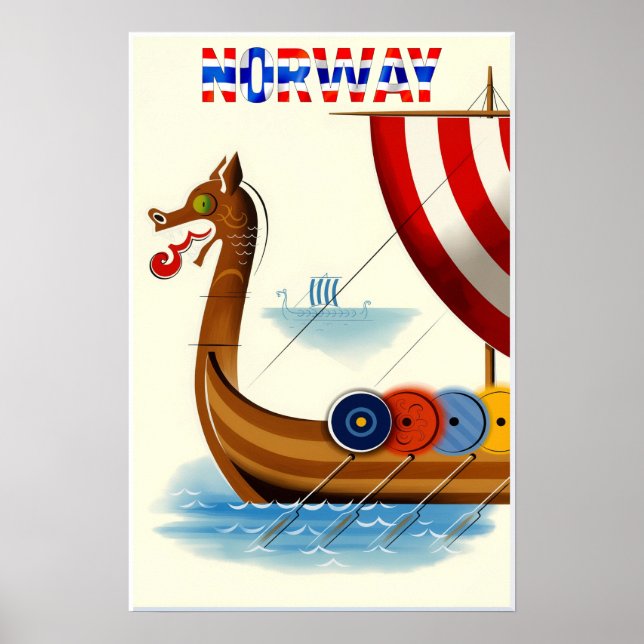 Poster Cartaz da Noruega  (Frente)