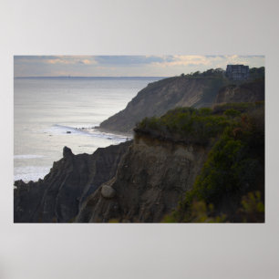 Poster Cartaz da Paisagem Aquática à Beira do Penhasco de
