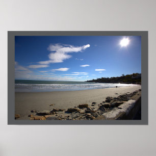 Poster Cartaz da Paisagem Aquática da Praia de Rhode Isla