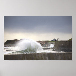 Poster Cartaz da Paisagem Aquática de Rhode Island
