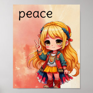 Poster Cartaz da paz