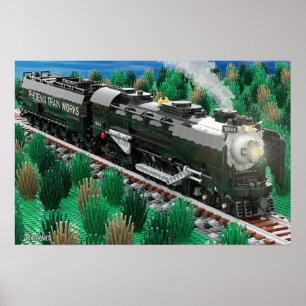 Poster Cartaz da Phoenix Train Works Northern 4-8-4