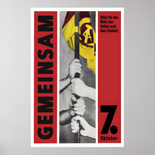 Poster Cartaz da RDA Dia Nacional Juntos. Tudo para