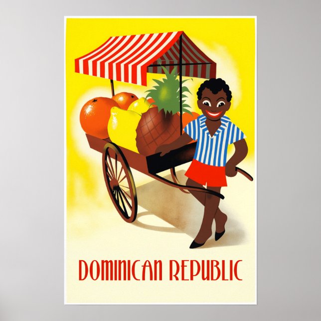 Poster Cartaz da República Dominicana (Frente)
