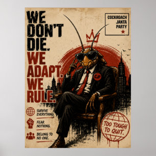 Poster Cartaz da Revolução do Barata Vintage