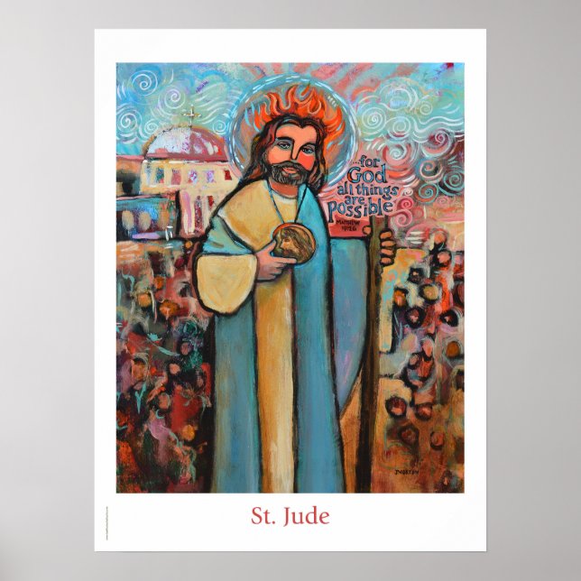 Poster cartaz da sala de aula de São Judas (Frente)