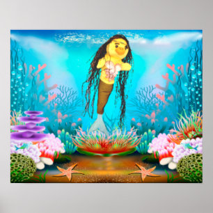 Poster Cartaz da Sereia Danni