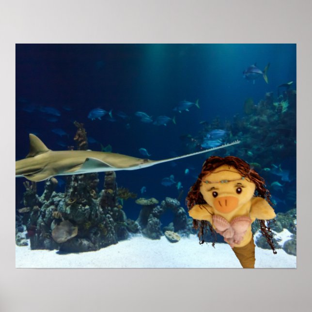 Poster Cartaz da Sereia Danni (Frente)