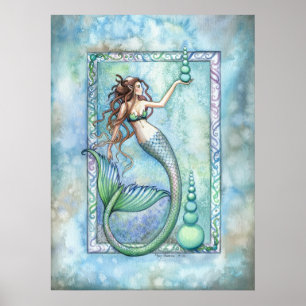Póster Cartaz da Sereia Equilibrista por Molly Harrison