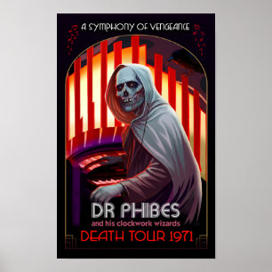 Poster Cartaz da Sinfonia da Vingança do Dr. Phibes – Art