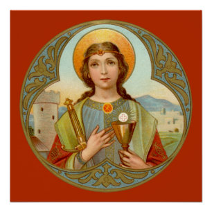Póster Cartaz da St. Barbara (BK 001) 20"x20" 3