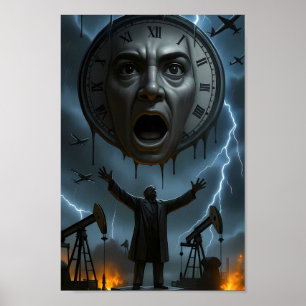 Poster Cartaz da Tempestade da Retribuição do Relógio Der
