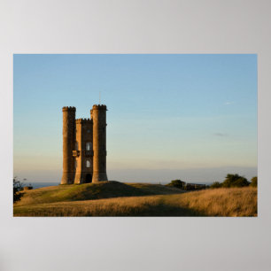 Poster cartaz da torre Broadway em Cotswolds