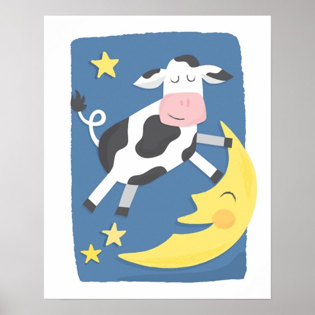 Póster Cartaz da Vaca Pulou Sobre a Lua (Frente)