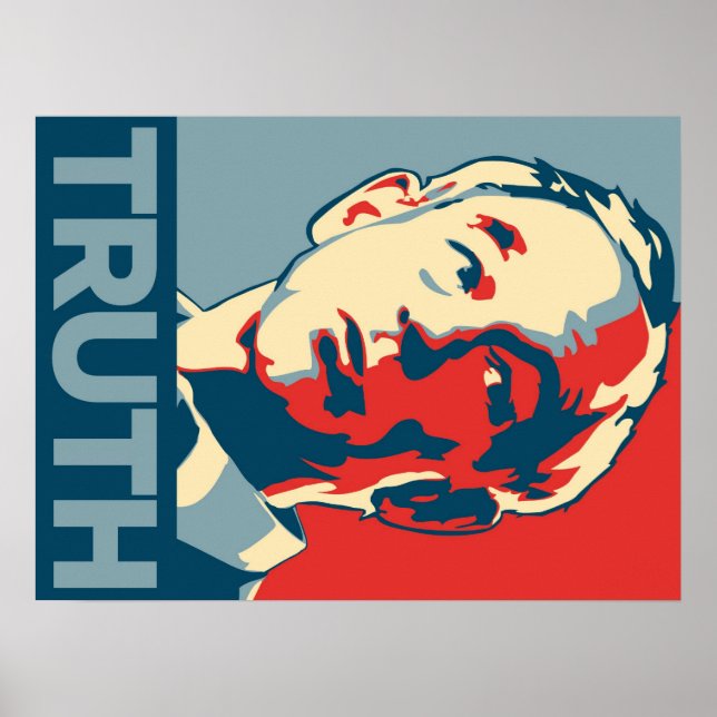Póster Cartaz da VERDADE de Ron Paul (Frente)