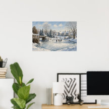 Cartaz da Vila de Inverno do Moinho