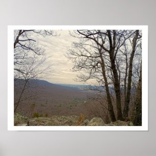 Poster Cartaz da Vista do Hawk Mountain