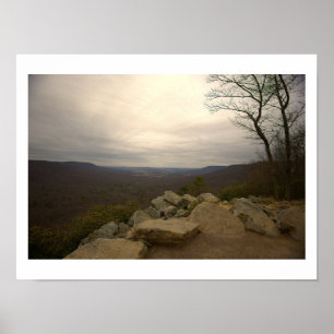 Poster Cartaz da Vista do Hawk Mountain