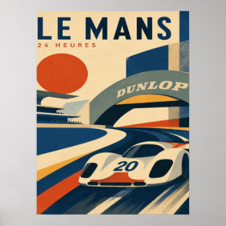 Poster Cartaz das 24 Horas de Le Mans